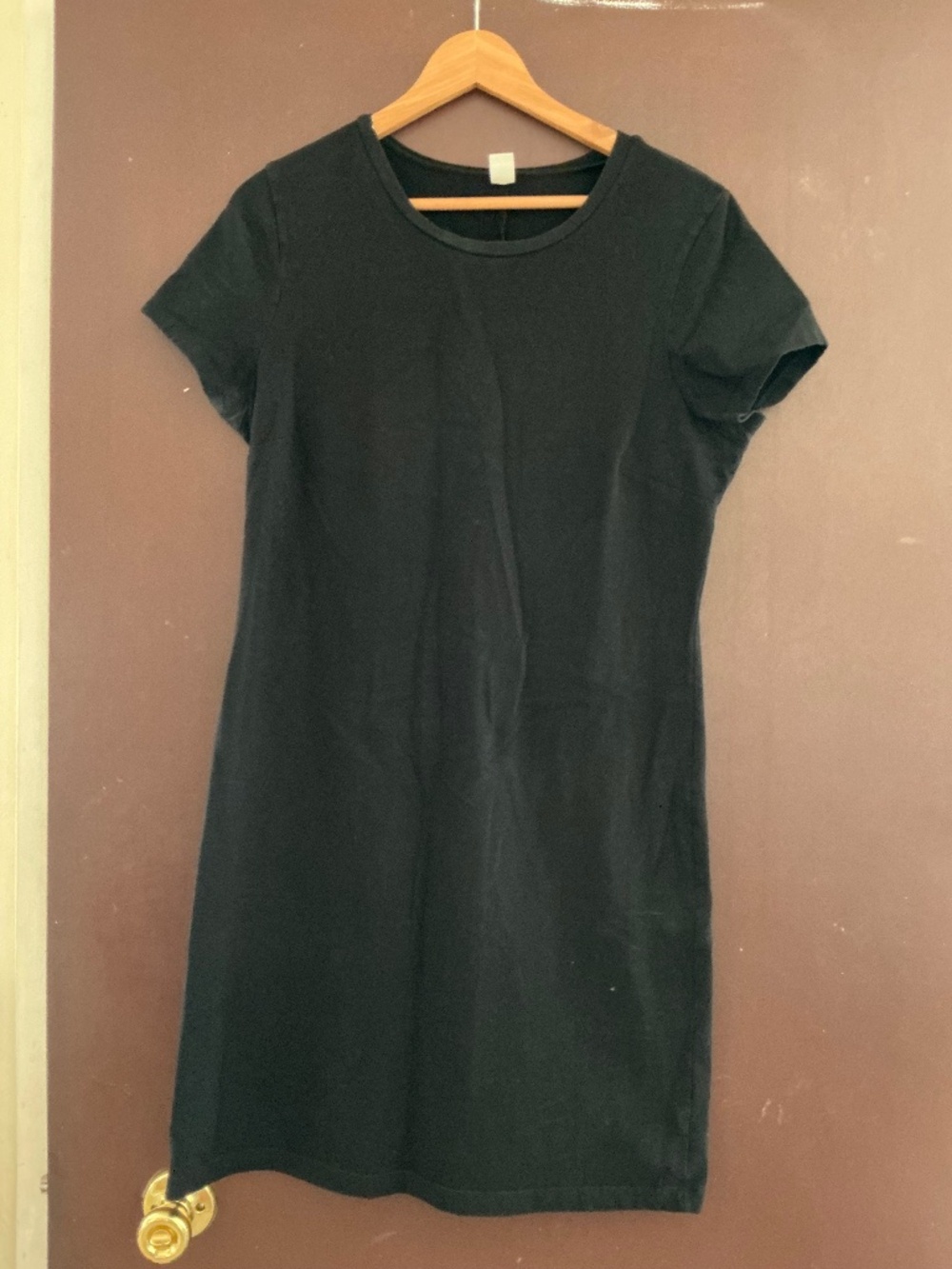 Old Navy, Black T-shirt dress, Size L